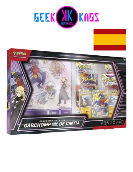 POKEMON TCG - COLECCION PREMIUM GARCHOMP EX DE CINTIA - ESPAÑOL POKEMON TCG - COLECCION PREMIUM GARCHOMP EX DE CINTIA - ESPAÑOL