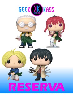 4-PCK - FUNKO POP! SAKAMOTO DAYS - TARO SAKAMOTO 2058, SHIN ASAKURA 2059, NAGUMO 2060, LU SHAOTANG 2061