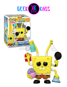 FUNKO POP! - SPONGEBOB SQUAREPANTS - SPONGEBOB CLEANING 2001 (SDCC-2025)