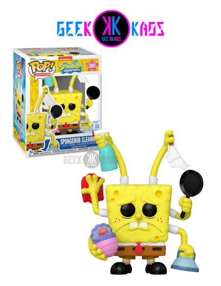 FUNKO POP! - SPONGEBOB SQUAREPANTS - SPONGEBOB CLEANING 2001 (SDCC-2025)