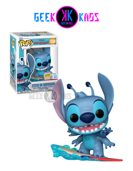 FUNKO POP! - LILO & STITCH - STITCH ON SURFBOARD 1594 (SDCC-2025)