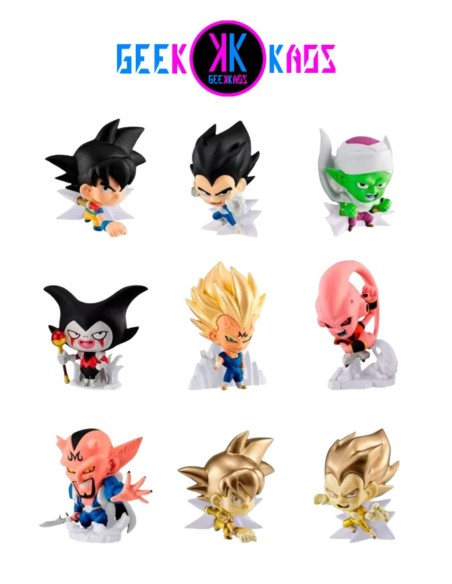 FIGURAS MISTERY - DRAGON BALL DAIMA - SUPER WARRIORS - 5CM