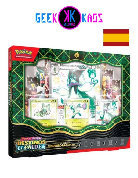 POKEMON TCG - COLECCION PREMIUM MEOWSCARADA EX - ESPAÑOL