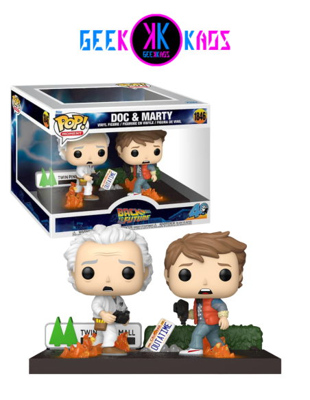 FUNKO POP! MOMENT - BACK TO THE FUTURE - DOC & MARTY 1846
