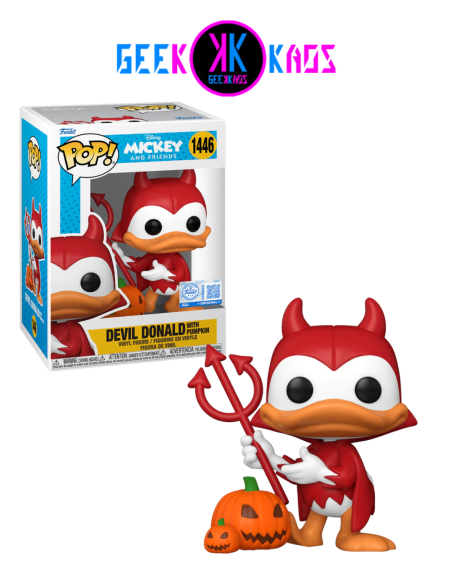 FUNKO POP! - MICKEY & FRIENDS - DEVIL DONALD WITH PUMPKIN 1446 (SE)