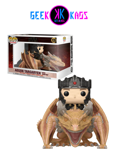 FUNKO POP! RIDES - HOUSE OF THE DRAGON - AEGON TARGARYEN WITH SUNFYRE 135