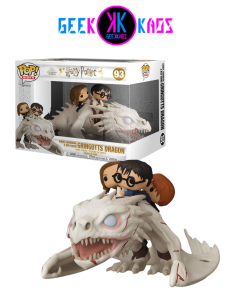 FUNKO POP! RIDES - HARRY POTTER - HARRY, HERMIONE & RON RIDING GRINGOT´S DRAGON 93