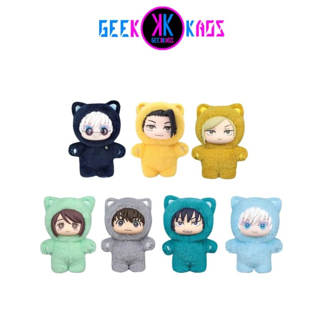 EAKI  - JUJUTSU KAISEN - CAT PARK PARTY SERIES BLIND BOX KEYCHAIN - 14CM