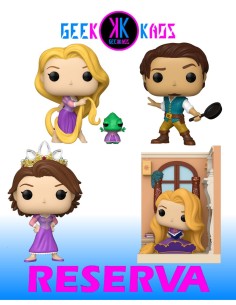 4-PACK - FUNKO POP! TANGLED - RAPUNZEL WITH PASCAL 1640, RAPUNZEL 1641, FLYNN 1642, RAPUNZEL IN TOWER