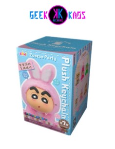 EAKI  - SHIN CHAN - CRAYON SHIN CHAN ZUOZUO PARTY SERIES BLIND BOX KEYCHAIN - 14CM