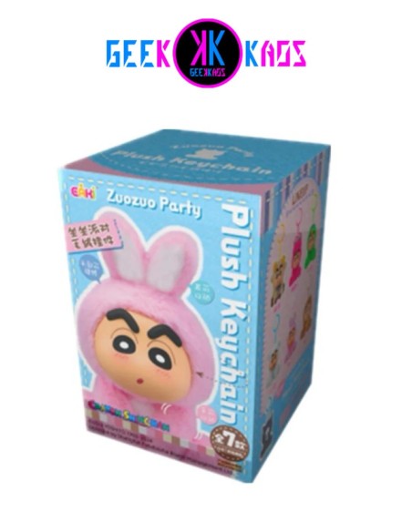 EAKI  - SHIN CHAN - CRAYON SHIN CHAN ZUOZUO PARTY SERIES BLIND BOX KEYCHAIN - 14CM EAKI  - SHIN CHAN - CRAYON SHIN CHAN ZUOZUO PARTY SERIES BLIND BOX KEYCHAIN - 14CM