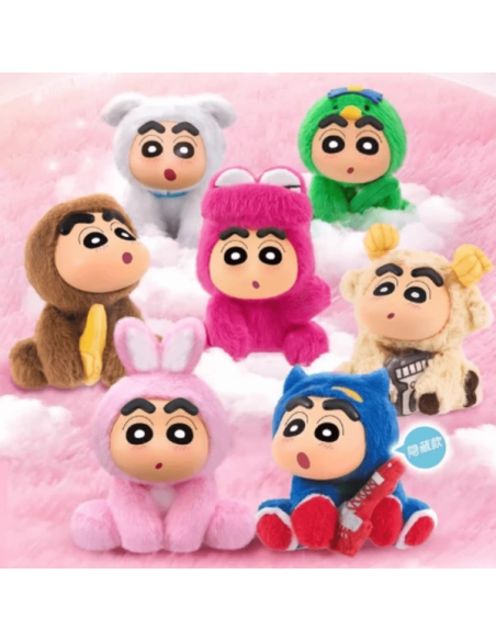EAKI  - SHIN CHAN - CRAYON SHIN CHAN ZUOZUO PARTY SERIES BLIND BOX KEYCHAIN - 14CM EAKI  - SHIN CHAN - CRAYON SHIN CHAN ZUOZUO PARTY SERIES BLIND BOX KEYCHAIN - 14CM