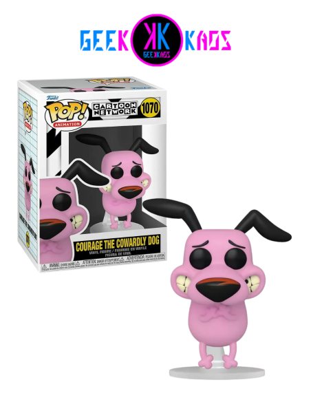 FUNKO POP! - CARTOON NETWORK - COURAGE THE COWARDLY DOG 1070