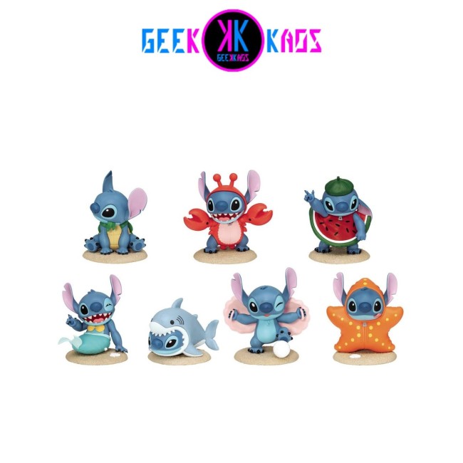 BEAST KINGDOM - LILO & STITCH - MEA-068 STITCH SUMMER DRESS UP SERIES BLIND BOX - 8.7CM