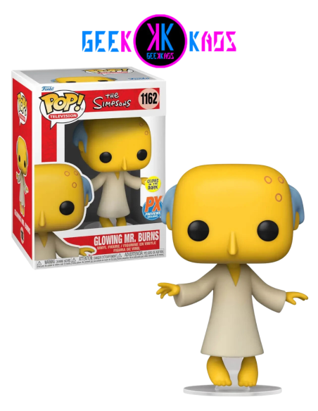 FUNKO POP! - THE SIMPSONS - GLOWING MR. BURNS 1162 (PX PREVIEWS) (GITD)