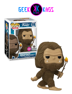 FUNKO POP! - FUNKO - BIGFOOT (MARSHMALLOW) 16 (FUNKO HQ) (FLOCKED)