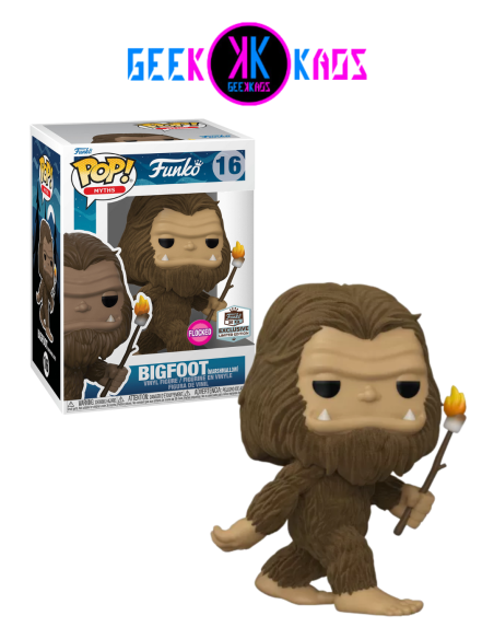 FUNKO POP! - FUNKO - BIGFOOT (MARSHMALLOW) 16 (FUNKO HQ) (FLOCKED)