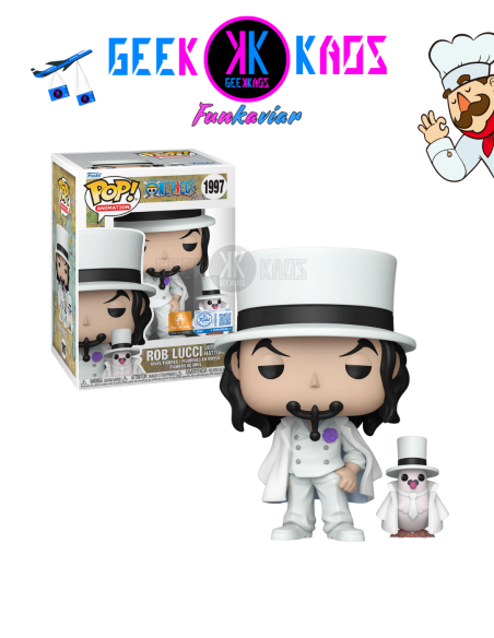 FUNKO POP! - ONE PIECE - ROB LUCCI 1997 ( Toy Temple sticker )