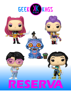 5-PACK - FUNKO POP! K-POP DEMON HUNTERS - ZOEY 2056, RUMI 2257, MIRA 2258, JINU 2259, DERPY 2260