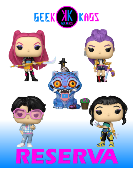 5-PACK - FUNKO POP! K-POP DEMON HUNTERS - ZOEY 2056, RUMI 2257, MIRA 2258, JINU 2259, DERPY 2260
