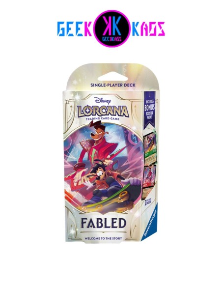 DISNEY LORCANA CHAPTER 9 - FABLED - STARTER DECK GOOF TROOP - INGLES