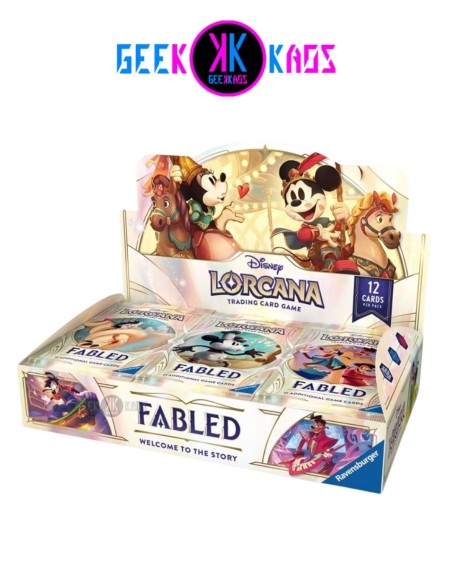 TCG DISNEY LORCANA CHAPTER 9 - FABLED - BOOSTER 24 SOBRES - INGLES