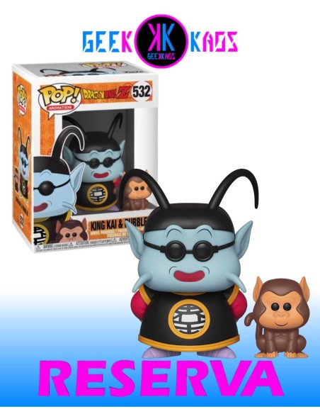 FUNKO POP! - DRAGON BALL  - KING KAI & BUBBLES 532 FUNKO POP! - DRAGON BALL  - KING KAI & BUBBLES 532