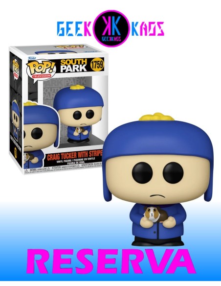 FUNKO POP! - SOUTH PARK  - CRAIG TUCKER WITH STRIPE 1759 FUNKO POP! - SOUTH PARK  - CRAIG TUCKER WITH STRIPE 1759