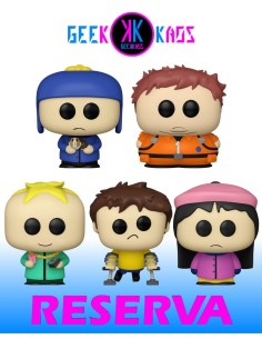 5-PACK - FUNKO POP! SOUTH PARK - BUTTERS 1758, CRAIG 1759, CARTMAN 1760, JIMMY 1761, WENDY 1762