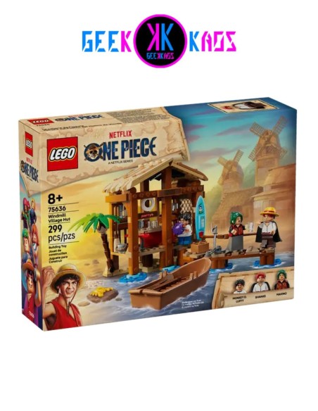 LEGO - ONE PIECE - CABAÑA DEL PUEBLO MOLINO - 299 PCS - 75636