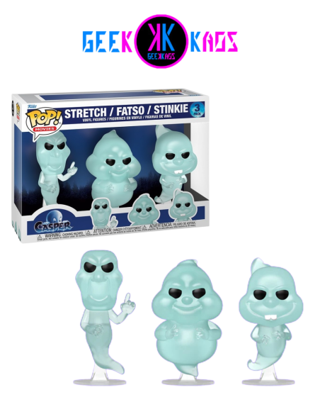 FUNKO POP! - CASPER - STRETCH / FATSO / STINKIE (3 PACK)