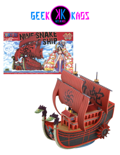 MAQUETA BARCO - ONE PIECE - BOA HANCOCK, NINE SNAKE KUJA PIRATE (15CM)