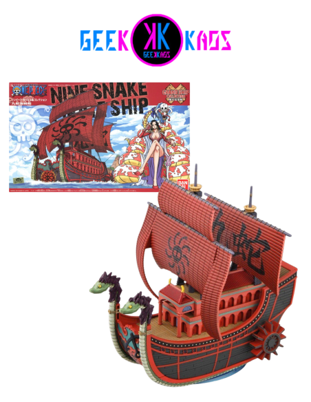MAQUETA BARCO - ONE PIECE - BOA HANCOCK, NINE SNAKE KUJA PIRATE (15CM) MAQUETA BARCO - ONE PIECE - BOA HANCOCK, NINE SNAKE KUJA PIRATE (15CM)