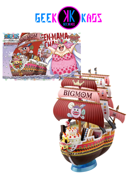 MAQUETA BARCO - ONE PIECE - BIG MOM, QUEEN MAMA CHANTER (15CM) MAQUETA BARCO - ONE PIECE - BIG MOM, QUEEN MAMA CHANTER (15CM)