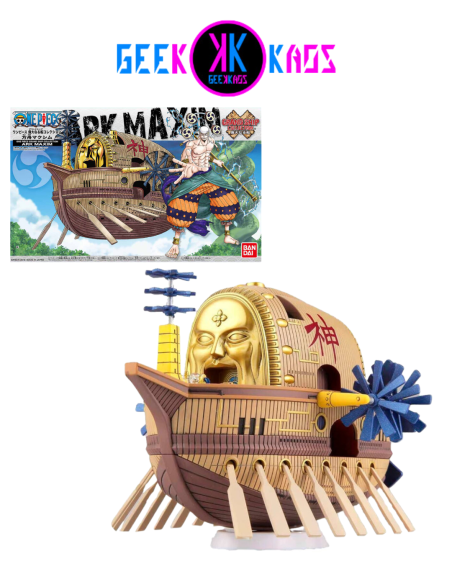 MAQUETA BARCO - ONE PIECE - ENEL, ARK MAXIM (15CM)