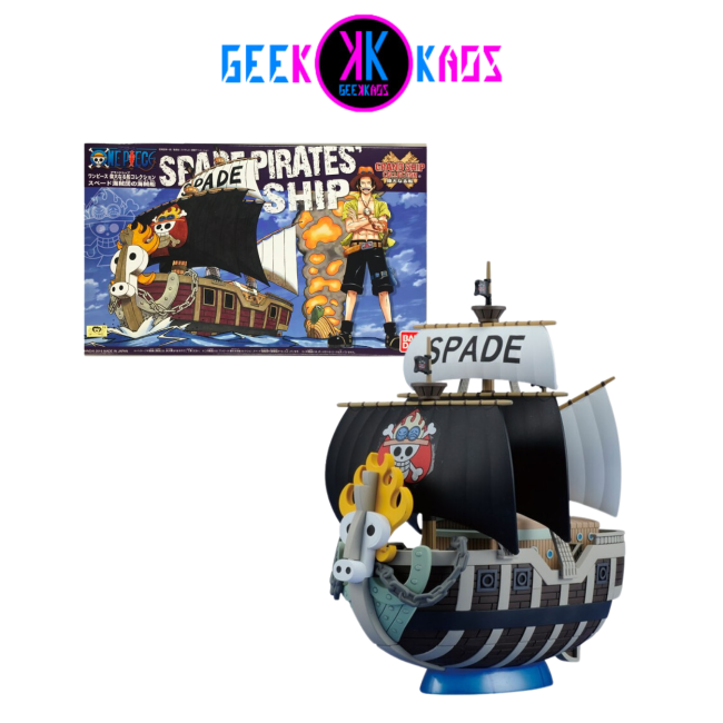 MAQUETA BARCO - ONE PIECE - PORTGAS D. ACE, SPADE PIRATES (15 CM)