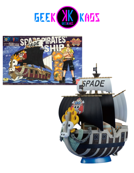 MAQUETA BARCO - ONE PIECE - PORTGAS D. ACE, SPADE PIRATES (15 CM) MAQUETA BARCO - ONE PIECE - PORTGAS D. ACE, SPADE PIRATES (15 CM)