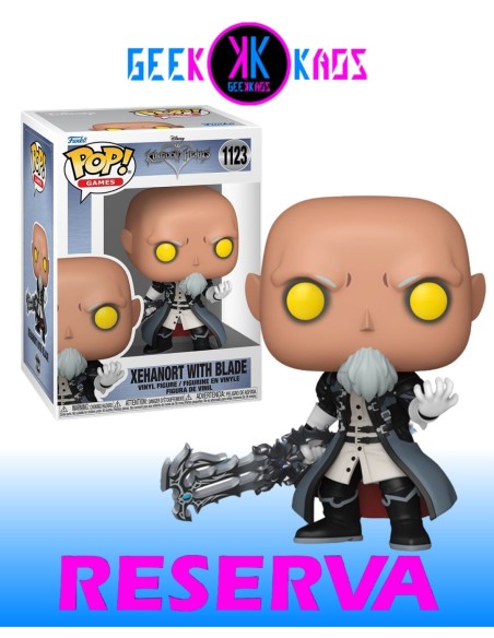 FUNKO POP! - KINGDOM HEARTS - XEHANORT WITH BLADE 1123 FUNKO POP! - KINGDOM HEARTS - XEHANORT WITH BLADE 1123
