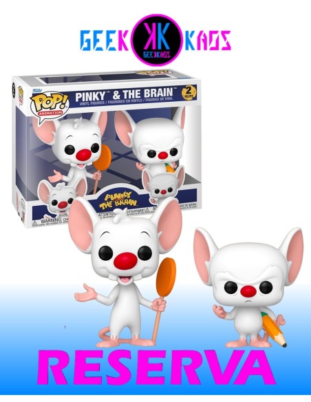 FUNKO POP! - ANIMANIACS - PINKY & THE BRAIN (2-PACK) FUNKO POP! - ANIMANIACS - PINKY & THE BRAIN (2-PACK)