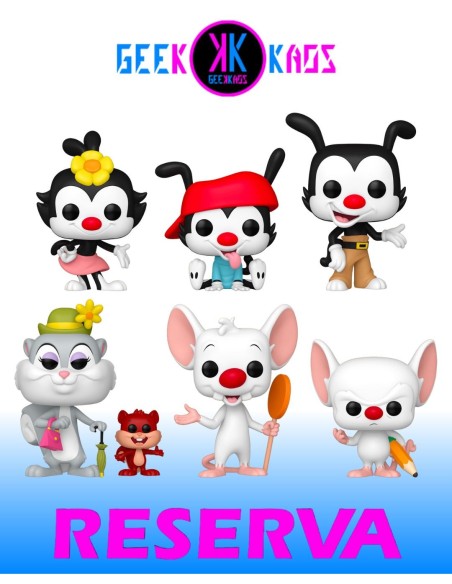 5-PACK - FUNKO POP! - ANIMANIACS - DOT 2064, WAKKO 2065, YAKKO 2066, SLAPPY & SKIPPY 2067, PINKY & THE BRAIN (2-PACK) 5-PACK - FUNKO POP! - ANIMANIACS - DOT 2064, WAKKO 2065, YAKKO 2066, SLAPPY & SKIPPY 2067, PINKY & THE BRAIN (2-PACK)