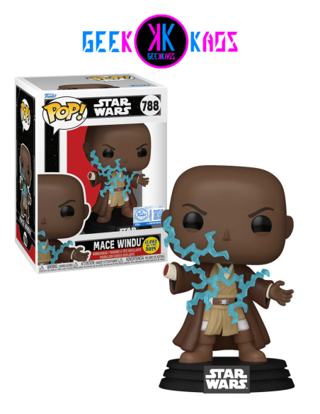 FUNKO POP! - STAR WARS: REVENGE OF THE SITH - MACE WINDU 788 (SE) (GITD)