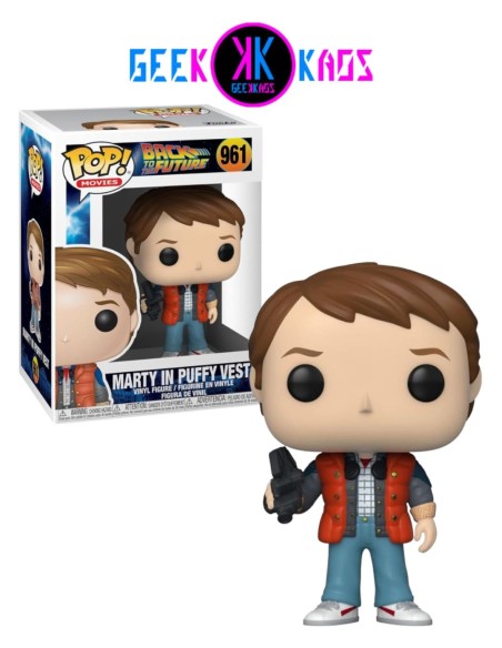 FUNKO POP! - BACK TO THE FUTURE - MARTY IN PUFFY VEST 961 FUNKO POP! - BACK TO THE FUTURE - MARTY IN PUFFY VEST 961