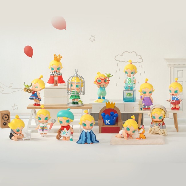 POP MART - BABY MOLLY -  WHEN I WAS THREE! SERIES FIGURES - 6.9-13 CM