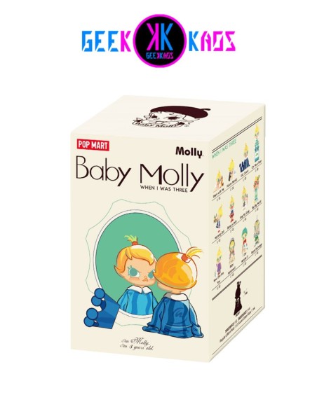 POP MART - BABY MOLLY -  WHEN I WAS THREE! SERIES FIGURES - 6.9-13 CM