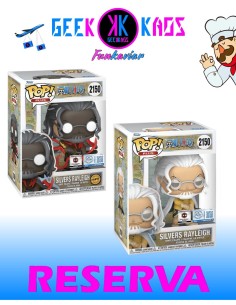FUNKO POP! PLUS - ONE PIECE - SILVERS RAYLEIGH 2150 (CHALICE STICKER) (BUNDLE)