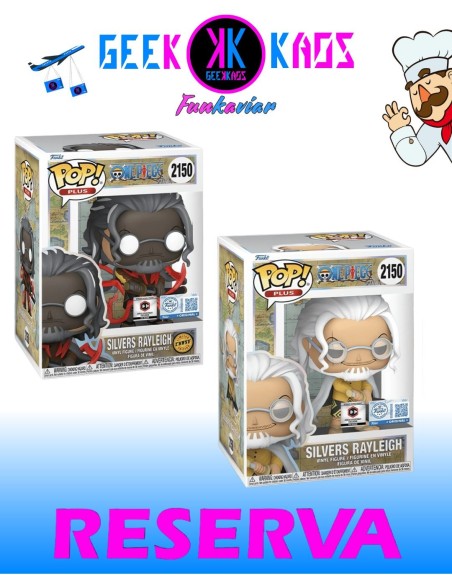 FUNKO POP! PLUS - ONE PIECE - SILVERS RAYLEIGH 2150 (CHALICE STICKER) (BUNDLE)
