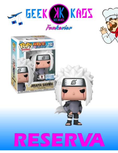 FUNKO POP! - NARUTO SHIPPUDEN - JIRAIYA SANNIN 2103 (CHALICE STICKER)
