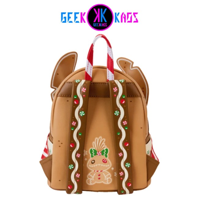MINI MOCHILA - DISNEY - STITCH GINGERBREAD - LOUNGEFLY