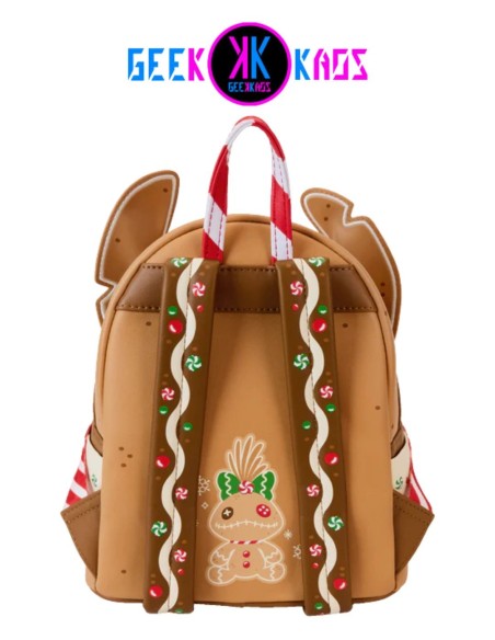 MINI MOCHILA - DISNEY - STITCH GINGERBREAD - LOUNGEFLY MINI MOCHILA - DISNEY - STITCH GINGERBREAD - LOUNGEFLY