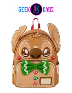 MINI MOCHILA - DISNEY - STITCH GINGERBREAD - LOUNGEFLY